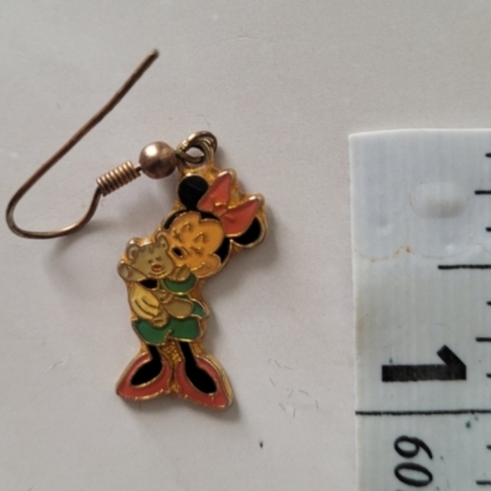 Walt Disney Vintage Minnie Mouse Earrings - Picture 5 of 5